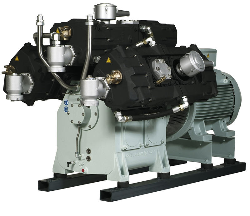 Water cooled (6000 series) 125 to 7000 psi compressors